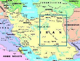 mapa de Irao em frances