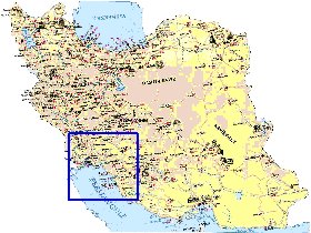 mapa de Irao