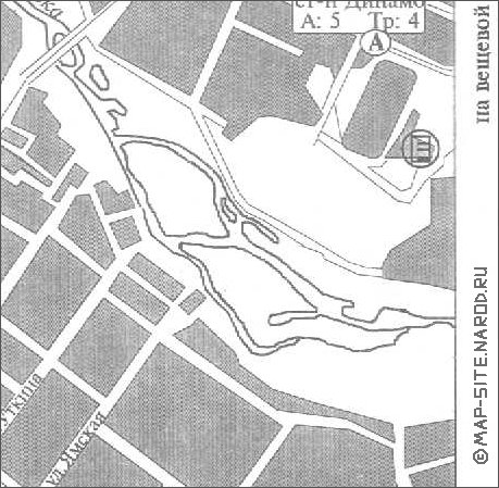 Transport carte de Irkoutsk