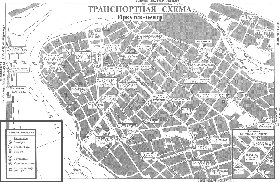 Transport carte de Irkoutsk
