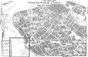 Transport carte de Irkoutsk