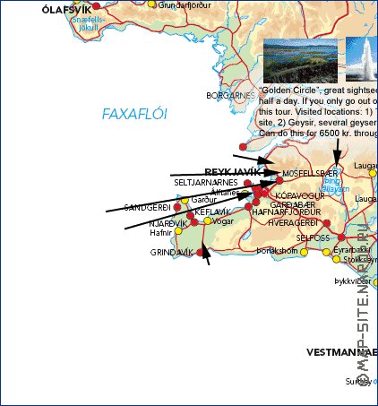 Fisica mapa de Islandia