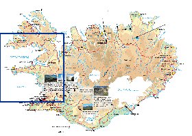 Fisica mapa de Islandia