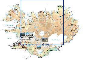 Fisica mapa de Islandia