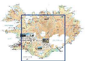 Fisica mapa de Islandia