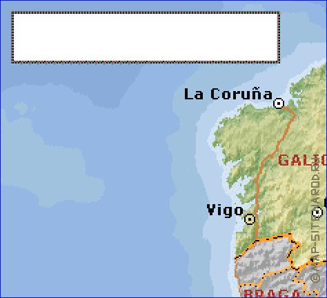 Administratives carte de Espagne