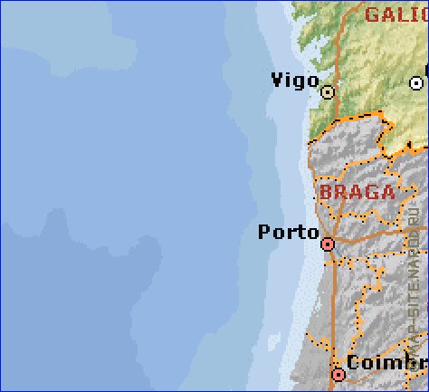 Administrativa mapa de Espanha