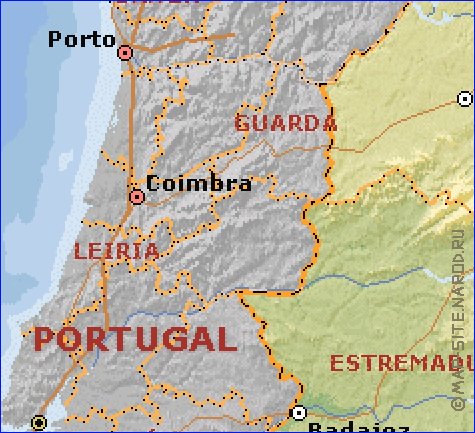 Administrativa mapa de Espanha