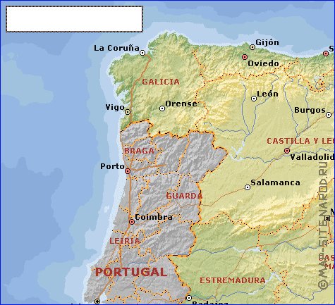 Administrativa mapa de Espanha