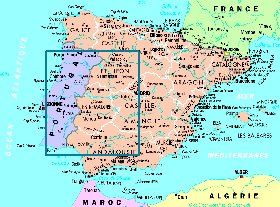 carte de Espagne