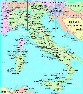 carte de Italie