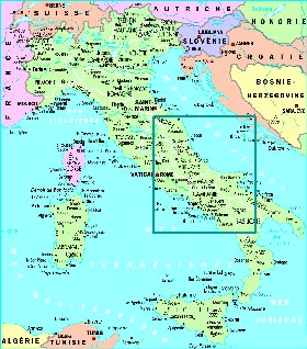 carte de Italie