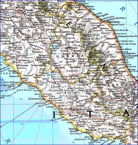 carte de Italie