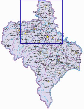 mapa de Ivano-Frankivsk