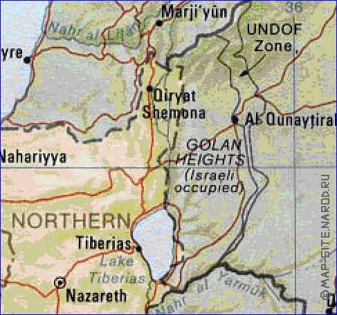 Administrativa mapa de Israel