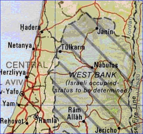 Administrativa mapa de Israel