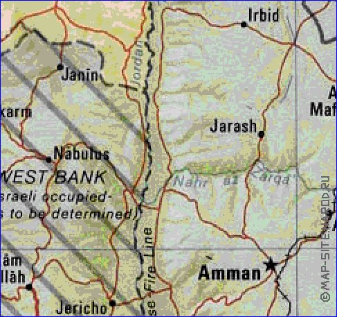 Administratives carte de Israel