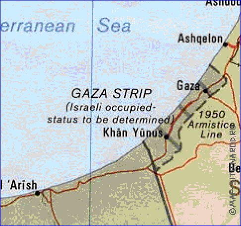 Administrativa mapa de Israel