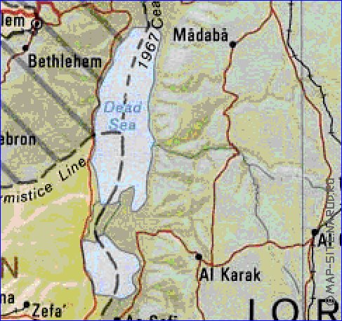 Administrativa mapa de Israel