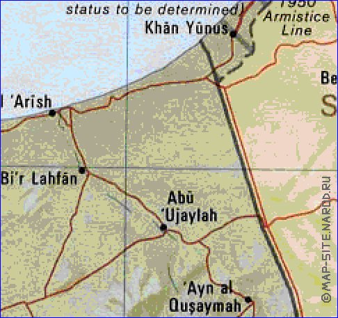 Administrativa mapa de Israel