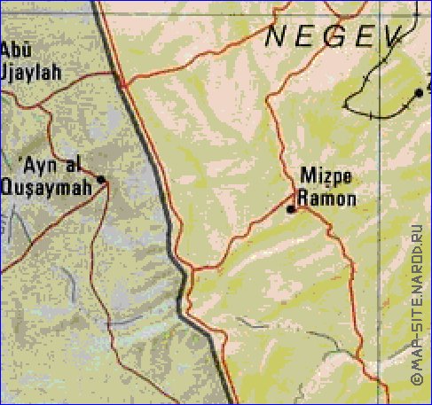 Administrativa mapa de Israel