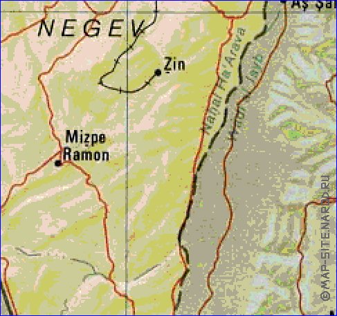 Administrativa mapa de Israel