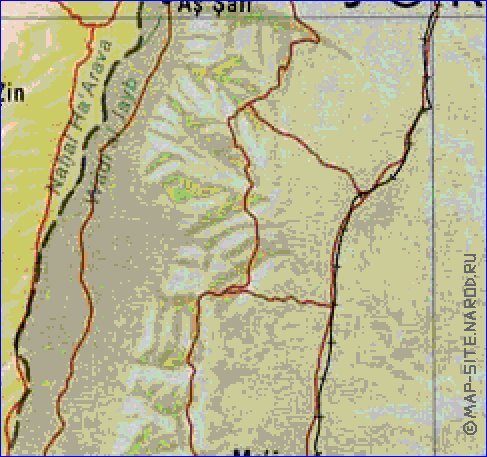 Administrativa mapa de Israel