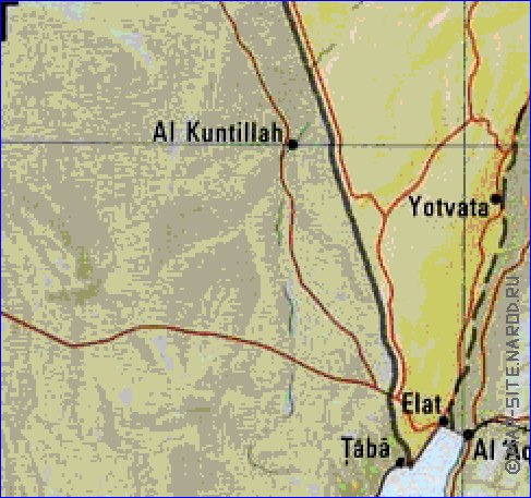 Administrativa mapa de Israel