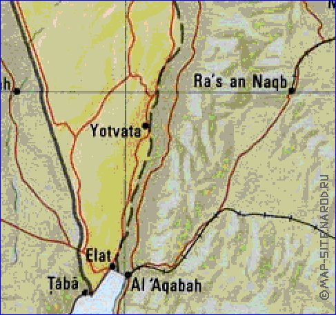 Administrativa mapa de Israel