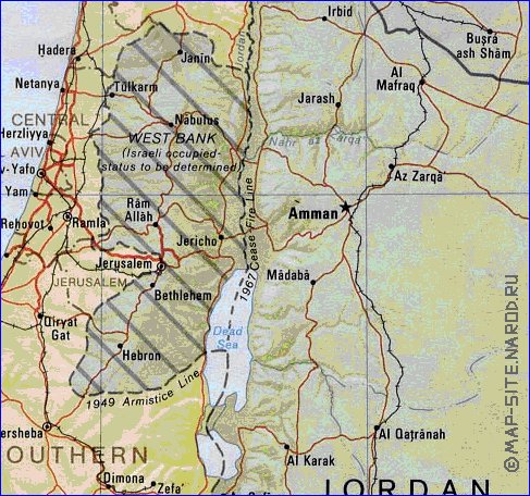 Administrativa mapa de Israel