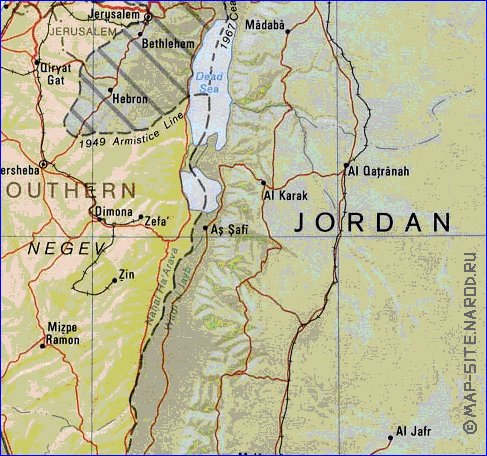 Administrativa mapa de Israel