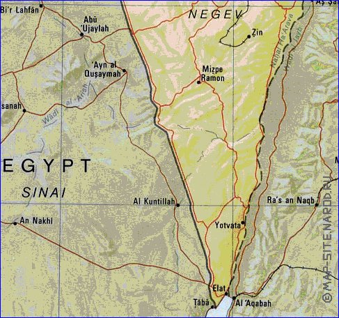 Administrativa mapa de Israel