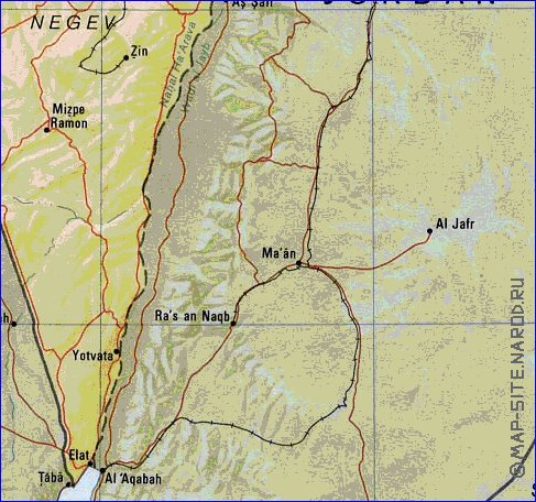 Administrativa mapa de Israel