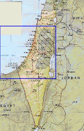 Administrativa mapa de Israel