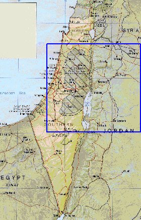 Administrativa mapa de Israel