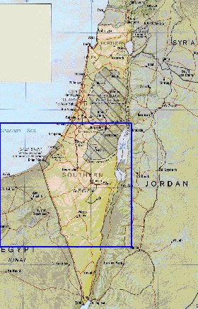 Administrativa mapa de Israel