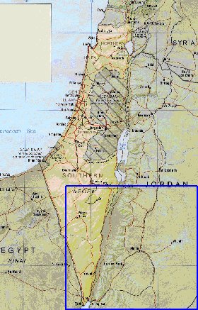 Administrativa mapa de Israel