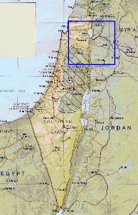Administrativa mapa de Israel