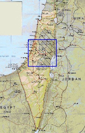 Administrativa mapa de Israel