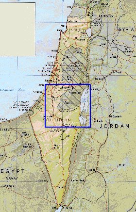 Administrativa mapa de Israel