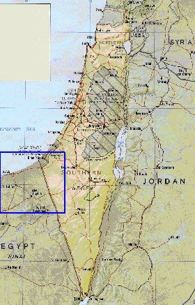 Administrativa mapa de Israel