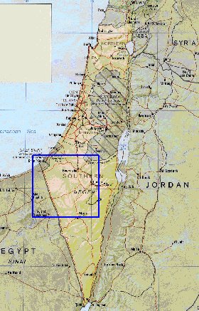 Administrativa mapa de Israel