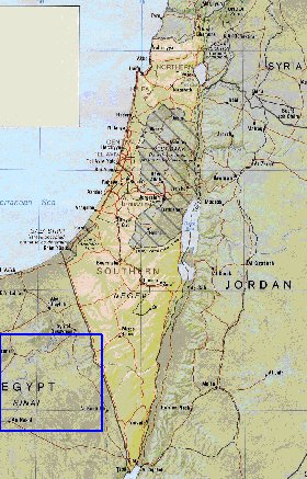 Administrativa mapa de Israel