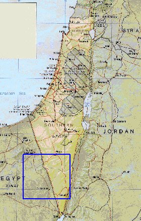 Administrativa mapa de Israel