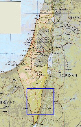 Administrativa mapa de Israel