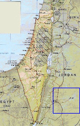 Administrativa mapa de Israel