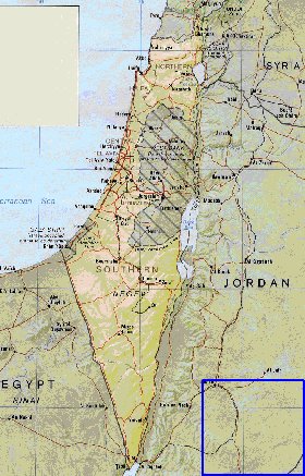 Administrativa mapa de Israel