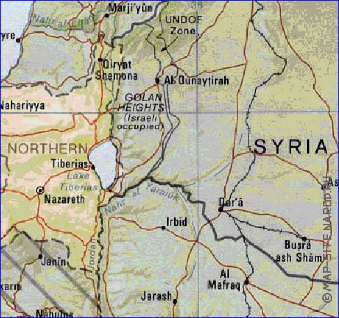 Administrativa mapa de Israel