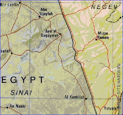 Administrativa mapa de Israel