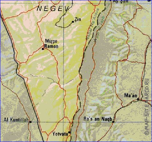 Administrativa mapa de Israel